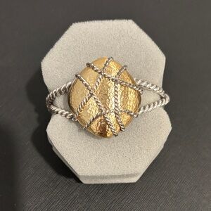 Brighton Gold and Silver Textured Ring